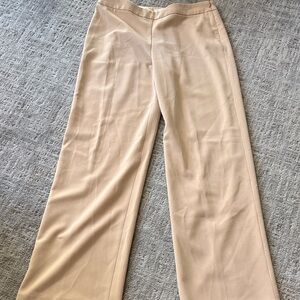 White House Black Market Tan Wide Leg Pants
